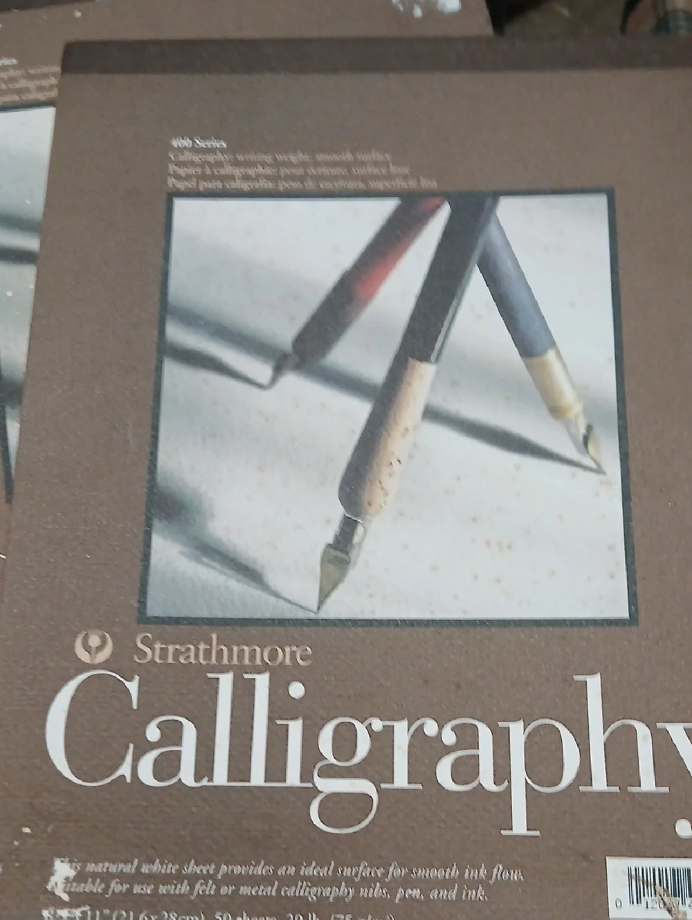 Lit of 3 Strathmore Calligraphy Pad & Japanese Calligraphy Book - Black/Red